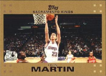 2007-08 Topps - Gold #104 Kevin Martin Front