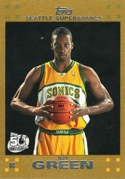 2007-08 Topps - Gold #115 Jeff Green Front