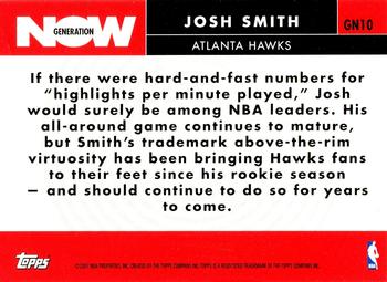 2007-08 Topps - Generation Now #GN10 Josh Smith Back