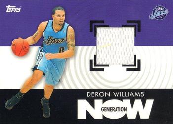 2007-08 Topps - Generation Now Relics #GNR-DWI Deron Williams Front