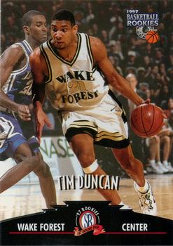 1997 Score Board Rookies #1 Tim Duncan Front