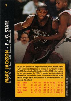 1997 Score Board Rookies #3 Marc Jackson Back