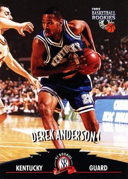 1997 Score Board Rookies #21 Derek Anderson Front