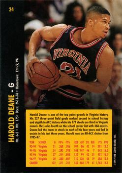 1997 Score Board Rookies #24 Harold Deane Back