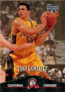 1997 Score Board Rookies #27 Tony Gonzalez Front