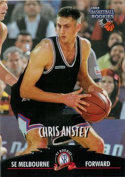1997 Score Board Rookies #37 Chris Anstey Front
