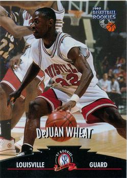 1997 Score Board Rookies #39 DeJuan Wheat Front