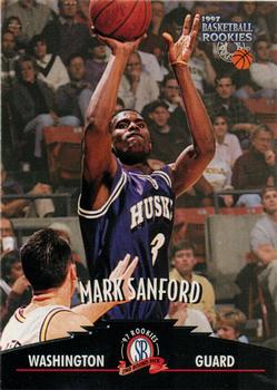 1997 Score Board Rookies #42 Mark Sanford Front