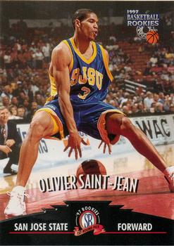1997 Score Board Rookies #44 Olivier Saint-Jean Front