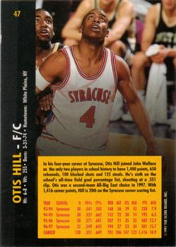 1997 Score Board Rookies #47 Otis Hill Back