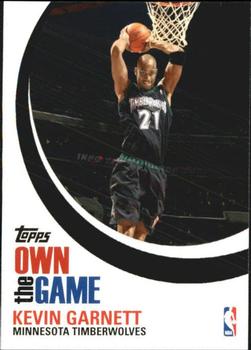 2007-08 Topps - Own the Game #OTG4 Kevin Garnett Front