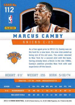 2012-13 Panini - Silver Knight #112 Marcus Camby Back