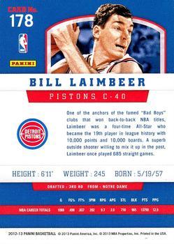 2012-13 Panini - Silver Knight #178 Bill Laimbeer Back