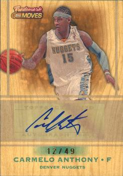 2007-08 Topps Trademark Moves - Ink #TI-CA Carmelo Anthony Front