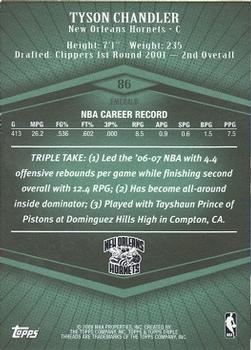 2007-08 Topps Triple Threads - Emerald #86 Tyson Chandler Back