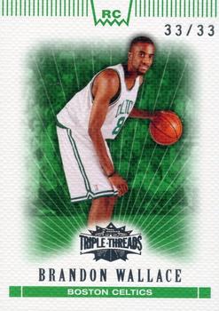 2007-08 Topps Triple Threads - Emerald #131 Brandon Wallace Front