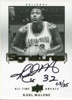 2013 Upper Deck All Time Greats - All-Time Greats Signatures #ATG-KM1 Karl Malone Front