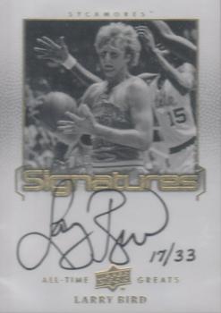 2013 Upper Deck All Time Greats - All-Time Greats Signatures #ATG-LB5 Larry Bird Front