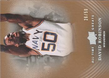 2013 Upper Deck All Time Greats - Silver Spectrum #10 David Robinson Front