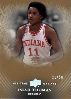 2013 Upper Deck All Time Greats - Silver Spectrum #29 Isiah Thomas Front