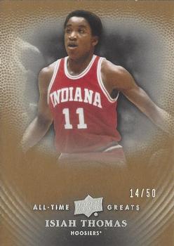 2013 Upper Deck All Time Greats - Silver Spectrum #30 Isiah Thomas Front