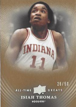 2013 Upper Deck All Time Greats - Silver Spectrum #34 Isiah Thomas Front