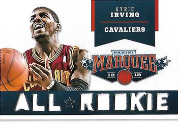 2012-13 Panini Marquee - All-Rookie Team Laser Cut #4 Kyrie Irving Front