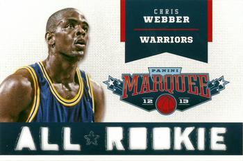 2012-13 Panini Marquee - All-Rookie Team Laser Cut #20 Chris Webber Front