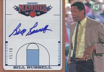 2012-13 Panini Marquee - Coach's Autographs #2 Bill Russell Front