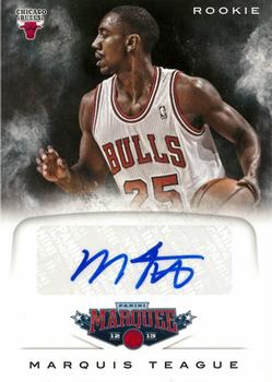 2012-13 Panini Marquee - Rookie Signatures #55 Marquis Teague Front