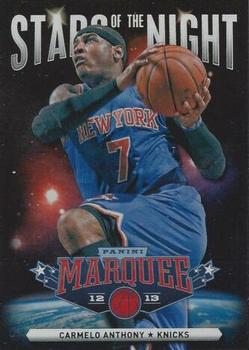 2012-13 Panini Marquee - Stars of the Night #7 Carmelo Anthony Front
