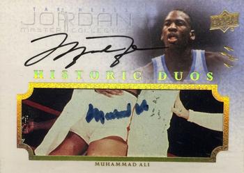 2011-12 Upper Deck Michael Jordan Master Collection - Historic Duos Autographs #HD-JM Muhammad Ali / Michael Jordan Front