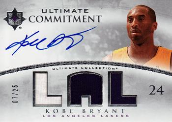 2007-08 Upper Deck Ultimate Collection - Ultimate Commitment #UC-KB Kobe Bryant Front