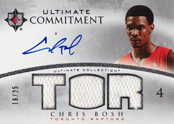 2007-08 Upper Deck Ultimate Collection - Ultimate Commitment #UC-CB Chris Bosh Front