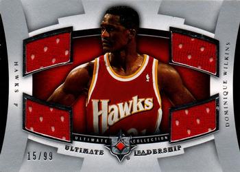 2007-08 Upper Deck Ultimate Collection - Ultimate Leadership #UL-WI Dominique Wilkins Front