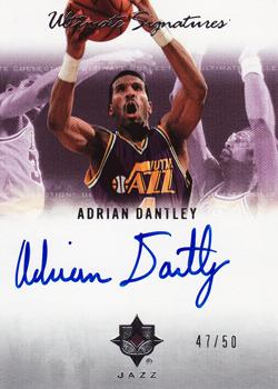 2007-08 Upper Deck Ultimate Collection - Ultimate Signatures #US-AD Adrian Dantley Front