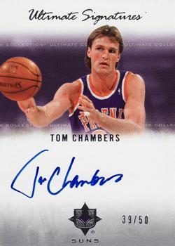 2007-08 Upper Deck Ultimate Collection - Ultimate Signatures #US-TO Tom Chambers Front