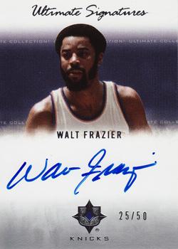 2007-08 Upper Deck Ultimate Collection - Ultimate Signatures #US-WF Walt Frazier Front