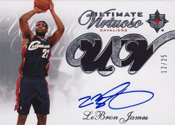 2007-08 Upper Deck Ultimate Collection - Ultimate Virtuoso #UV-LJ LeBron James Front