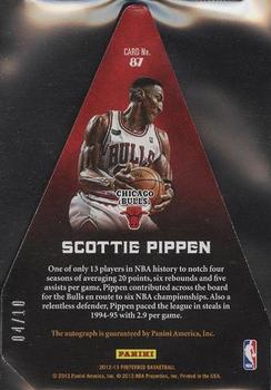 2012-13 Panini Preferred - Gold #87 Scottie Pippen Back