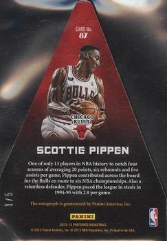 2012-13 Panini Preferred - Green #87 Scottie Pippen Back