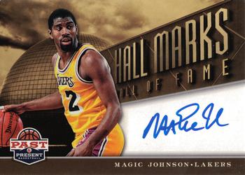 2012-13 Panini Past & Present - Hall Marks Autographs #2 Magic Johnson Front