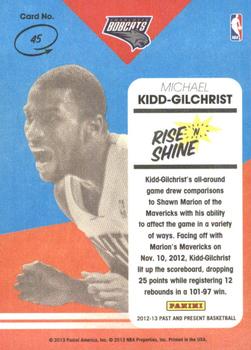 2012-13 Panini Past & Present - Rise 'n Shine #45 Michael Kidd-Gilchrist Back