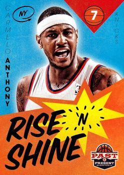 2012-13 Panini Past & Present - Rise 'n Shine #46 Carmelo Anthony Front