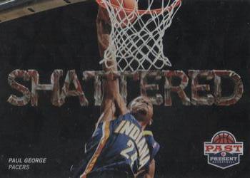 2012-13 Panini Past & Present - Shattered Black #23 Paul George Front