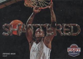 2012-13 Panini Past & Present - Shattered Black #29 Dwyane Wade Front