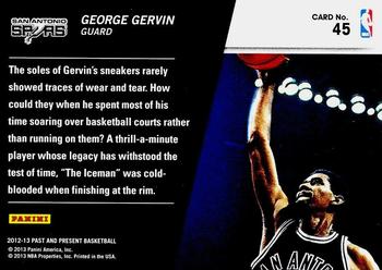 2012-13 Panini Past & Present - Shattered Black #45 George Gervin Back