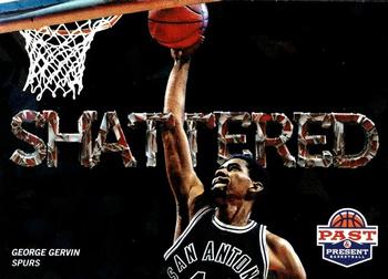 2012-13 Panini Past & Present - Shattered Black #45 George Gervin Front