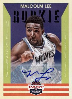 2012-13 Panini Past & Present - Signatures #248 Malcolm Lee Front