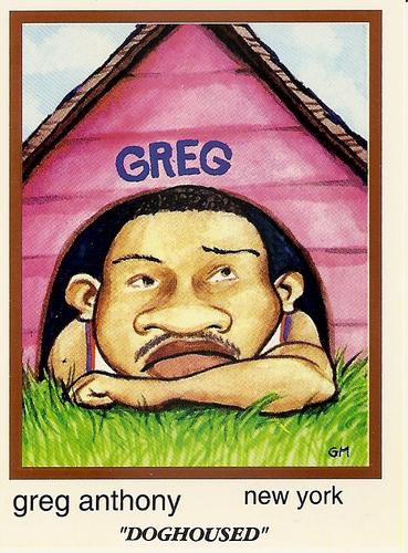 1993 First Amendment Publishing Skinnies #12 Greg Anthony Front